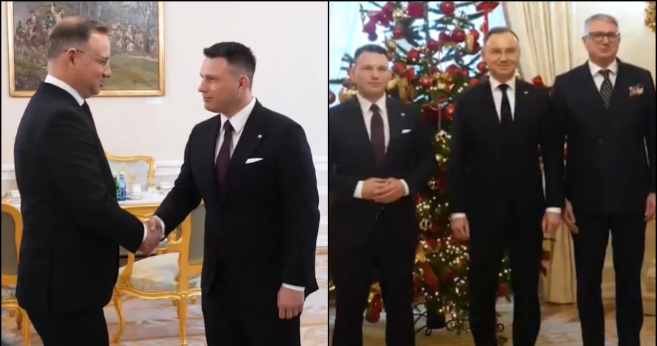 Posłowie Konfederacji zostali przyjęci w Pałacu Prezydenckim