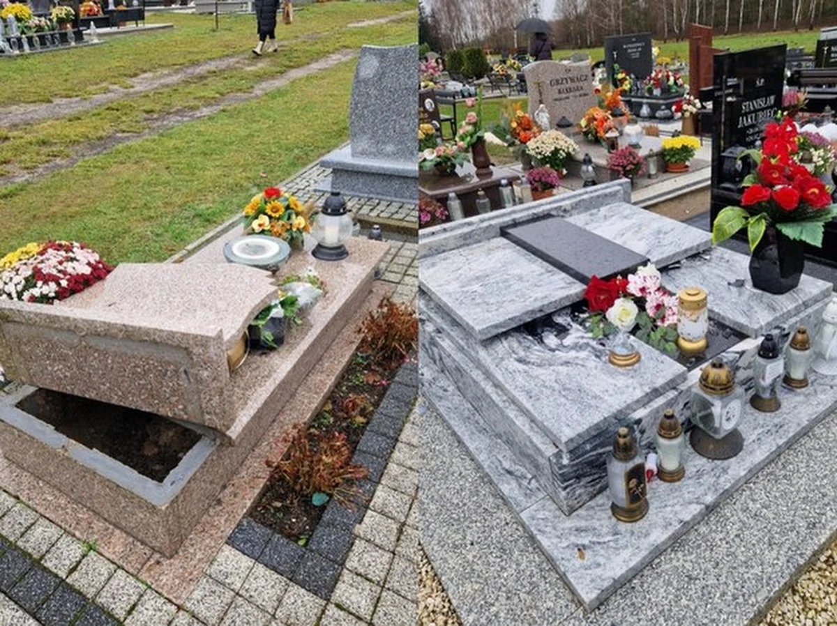 Policjanci z Krosna Odrzańskiego (Lubuskie) zatrzymali mężczyznę podejrzanego o zniszczenie 52 nagrobków na miejskim cmentarzu. 28-latek trafił na trzy miesiące do aresztu. 