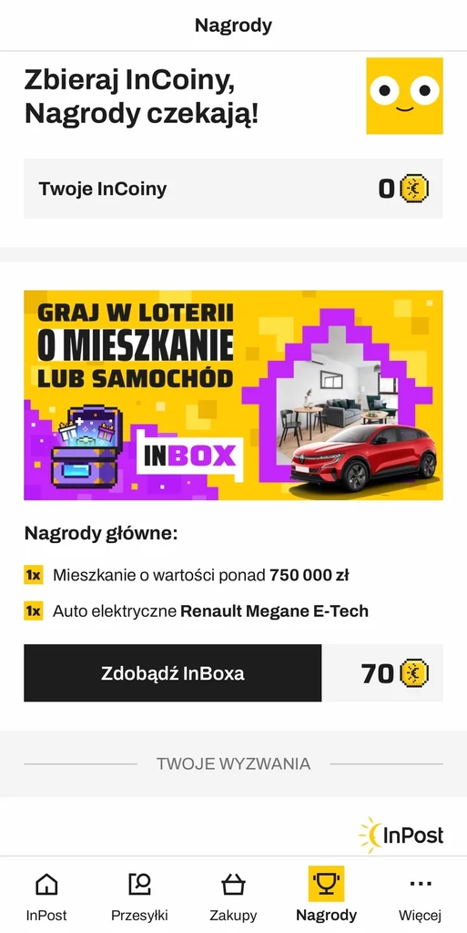 Zbieraj Incoiny, nagrody czekają