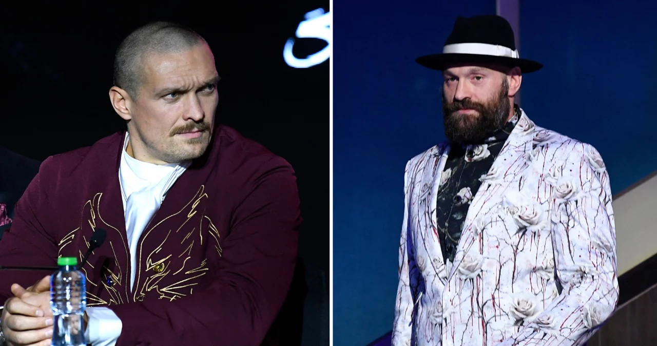 Ołeksandr Usyk i Tyson Fury