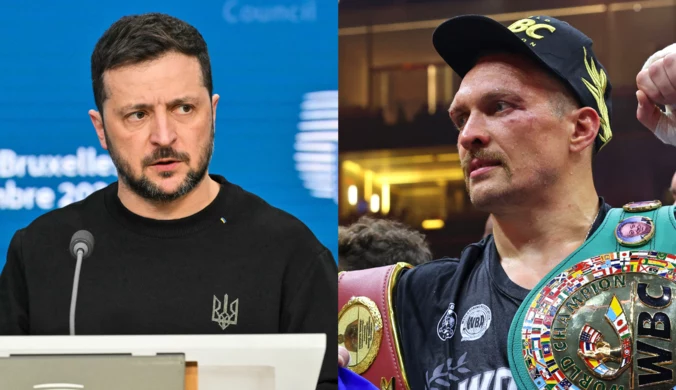 Usyk czeka na starcie z Furym, do rodaka przemówił Zełenski. Padły słowa o pociskach