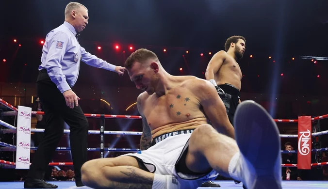 Brutalne sceny na minuty przed walką Usyk - Fury. Morderczy cios i dewastacja