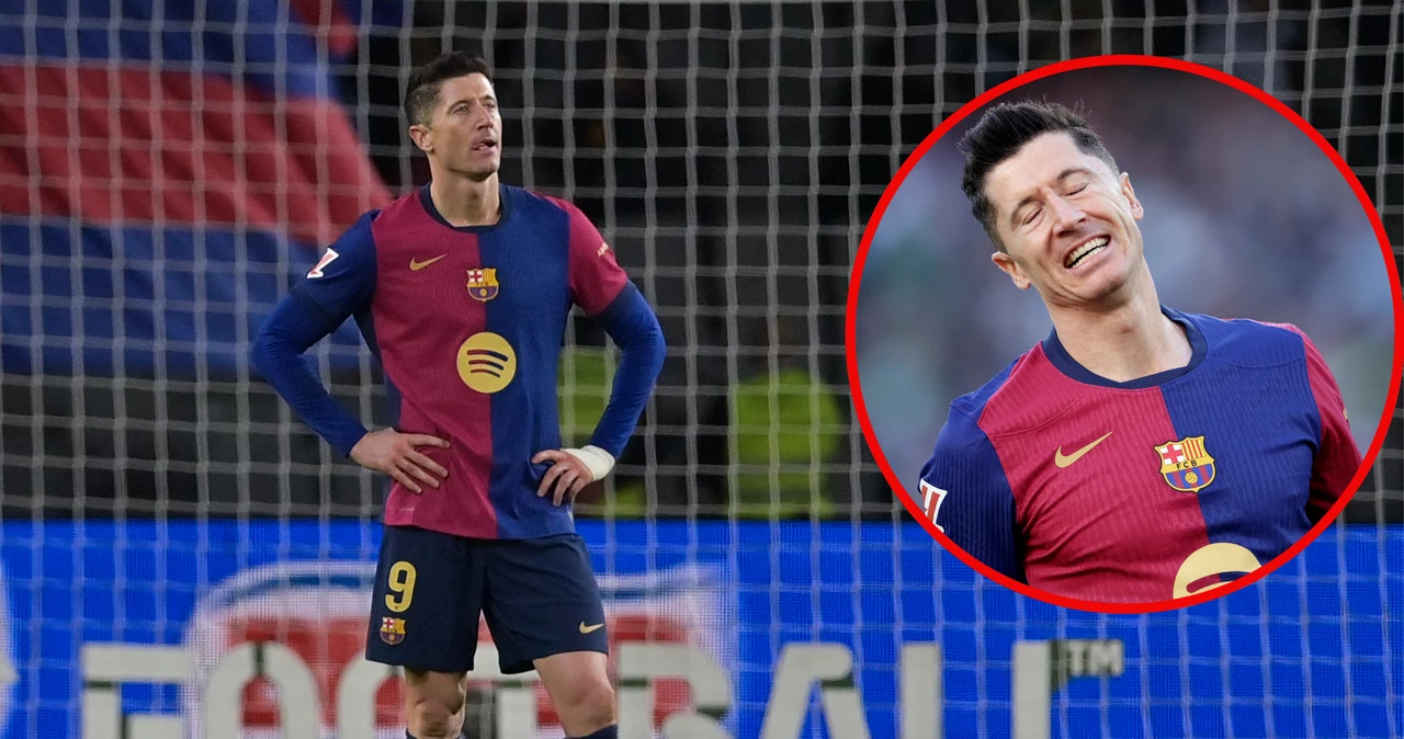 Robert Lewandowski kolejny raz zawiódł kibiców Barcelony