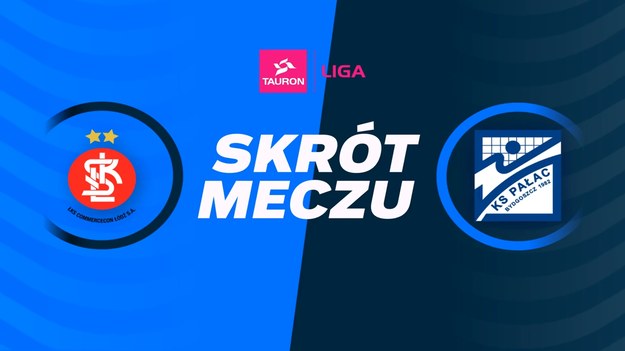 Skrót meczu ŁKS Commercecon Łódź - Metalkas Pałac Bydgoszcz.