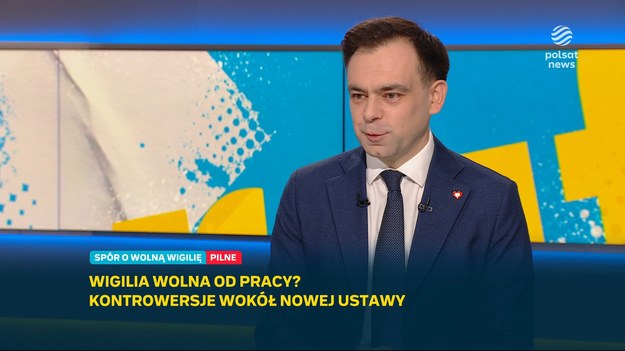 Sejm uchwalił nowelizację ustawy o dniach wolnych od pracy przewidująca ustanowienie 24 grudnia dniem wolnym dla wszystkich pracowników, w tym pracowników placówek handlowych. Nowelizację musi jeszcze podpisać prezydent Andrzej Duda. Minister finansów, Andrzej Domański, pytany w "Graffiti" o to, ile państwo zapłaci za Wigilię wolną od pracy, przyznał, że będą to "wielomiliardowe koszty dla gospodarki".