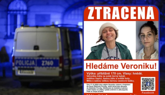 Nowy trop ws. zaginionej Weroniki Jędras. Informacja z Czech  