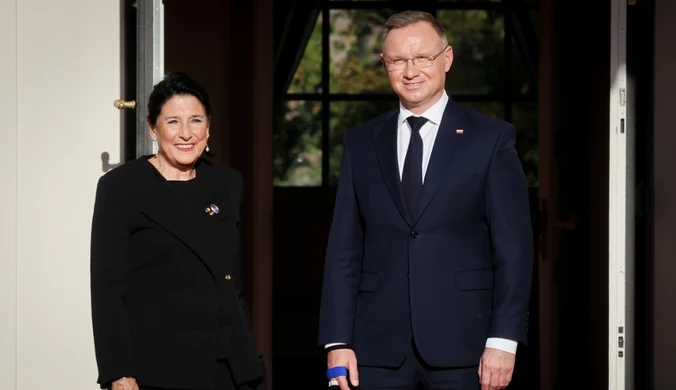 Andrzej Duda rozmawiał z prezydent Gruzji. Wspomniał o "niezbywalnym prawie"