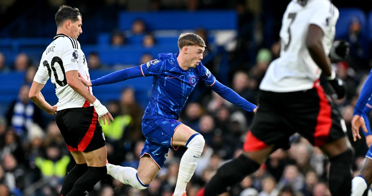 Cole Palmer w meczu Chelsea - Fulham