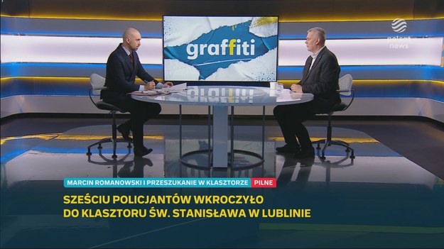 - Prokuratorzy są mądrymi ludźmi, przestrzegają zasad przepisów i nie zrobili tego na złość nikomu - mówił Tomasz Siemoniak. Szef MSWiA w programie "Graffiti" odniósł się do przeszukania prowadzonego w klasztorze dominikanów w Lublinie w związku ze sprawą Marcina Romanowskiego.