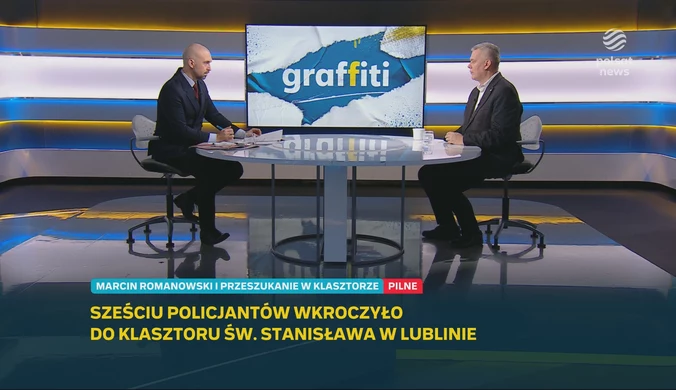 Siemoniak w "Graffiti" o przeszukaniu w klasztorze: Nie zrobili tego na złość