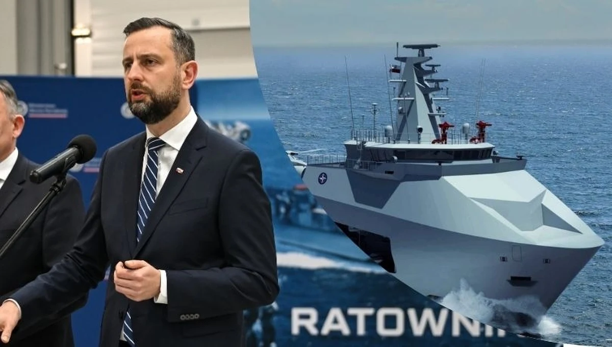Okręt "Ratownik", który będzie niósł pomoc marynarzom na i pod wodą, ma zostać zbudowany dla polskiej Marynarki Wojennej do 2029 r. W piątek w Gdyni podpisano umowę w tej sprawie. Szef MON Władysław Kosiniak-Kamysz zapewnił, że "Ratownik" będzie służył także jednostkom cywilnym.