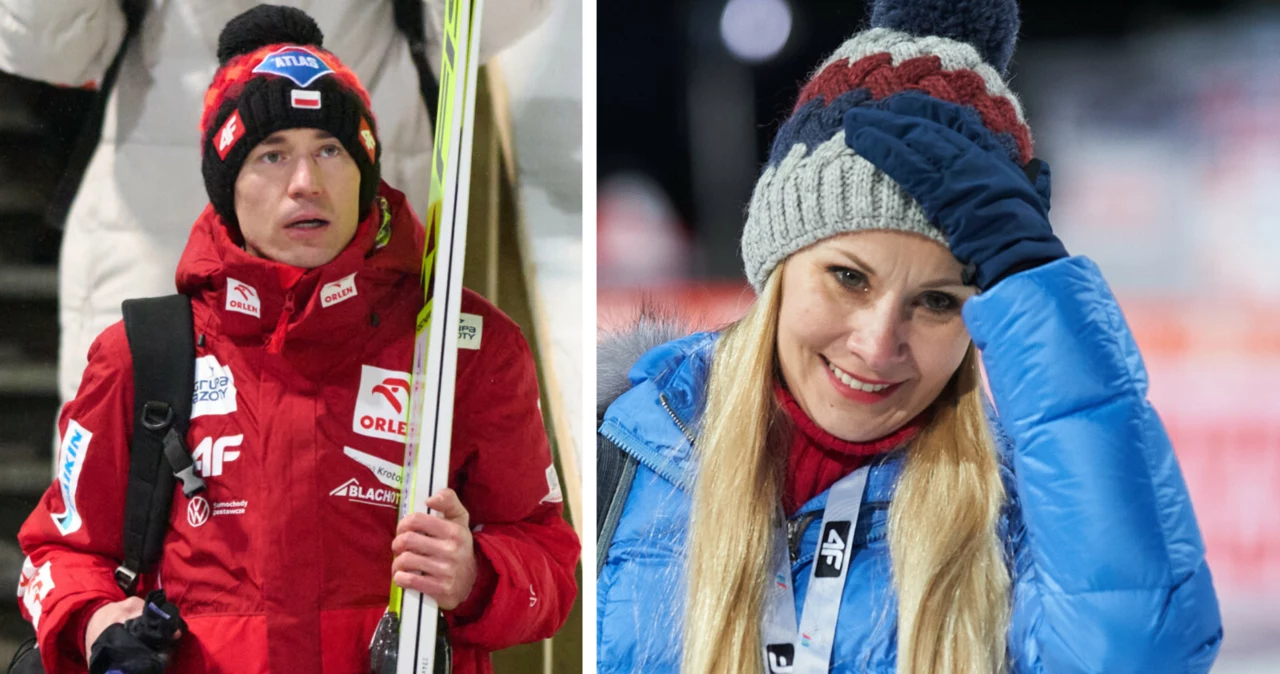 Skoki narciarskie. Kamil Stoch oraz jego żona Ewa Bilan-Stoch