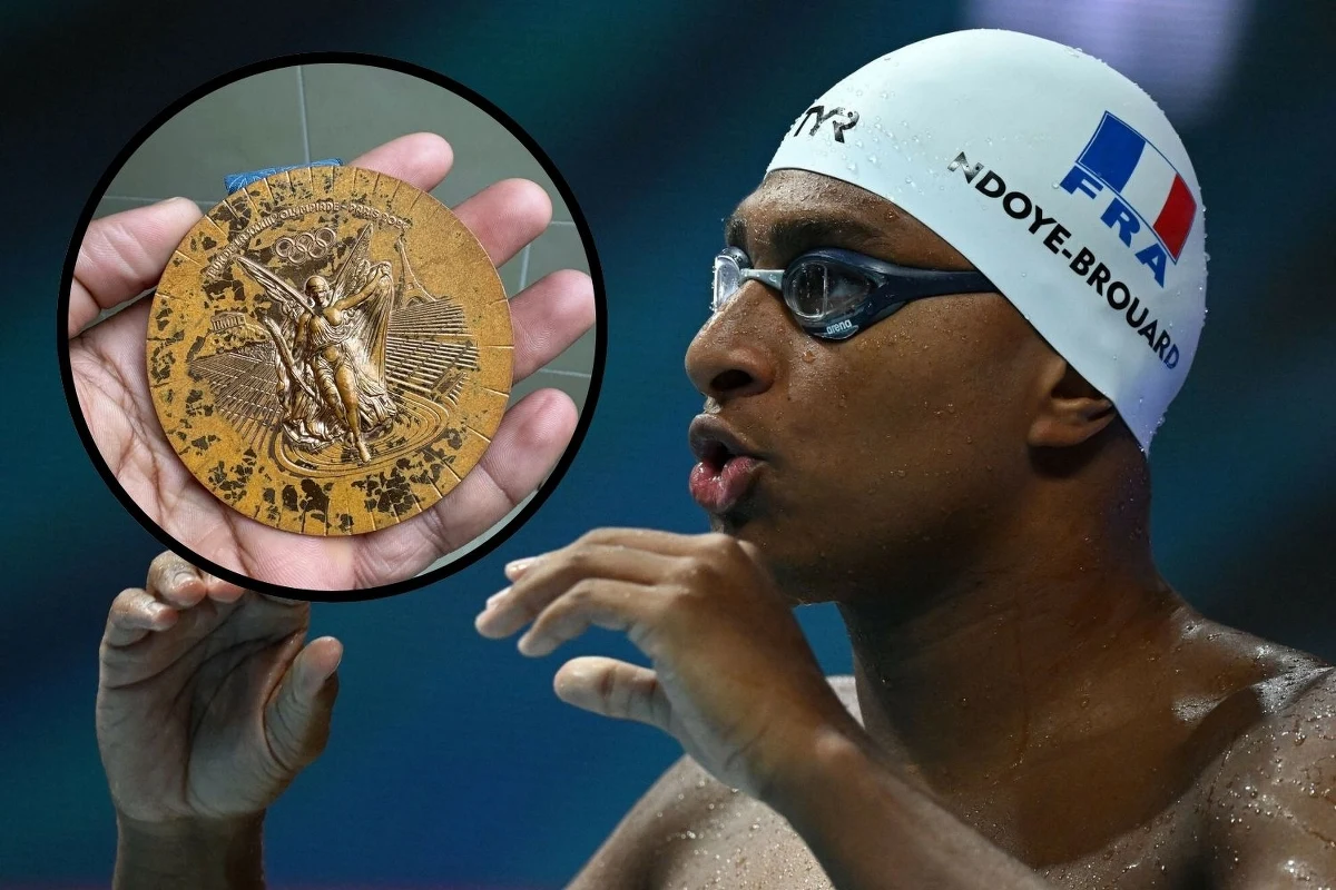 Clement Secchi i Yohann Ndoye Brouard, członkowie brązowej sztafety 4×100 m stylem zmiennym w pływaniu na igrzyskach olimpijskich w Paryżu, skrytykowali jakość medali. Francuzi w mediach społecznościowych opublikowali zdjęcia uszkodzonych trofeów i dodali stosowne uwagi.