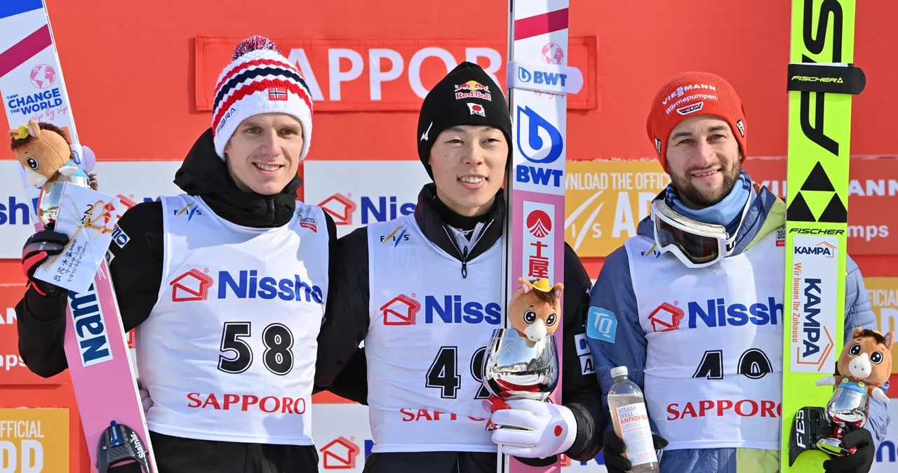 Halvor Egner Granerud, Ryoyu Kobayashi oraz Markus Eisenbichler