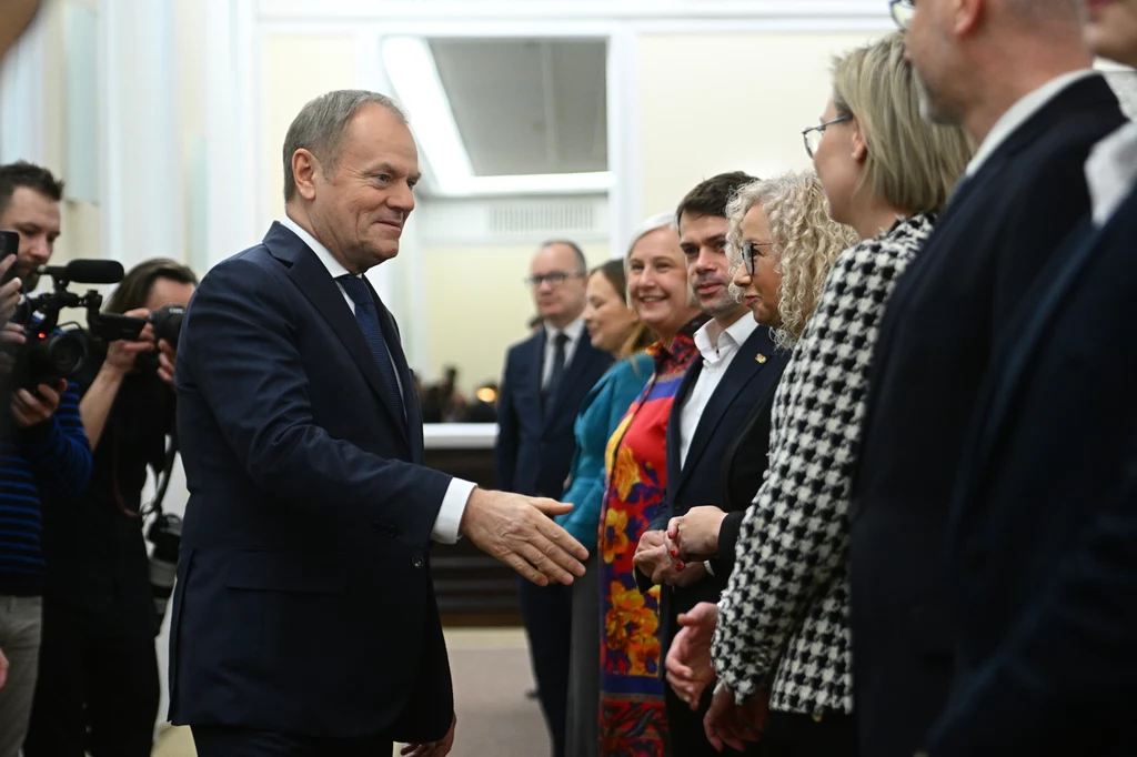 Premier Donald Tusk na posiedzeniu Rady Ministrów