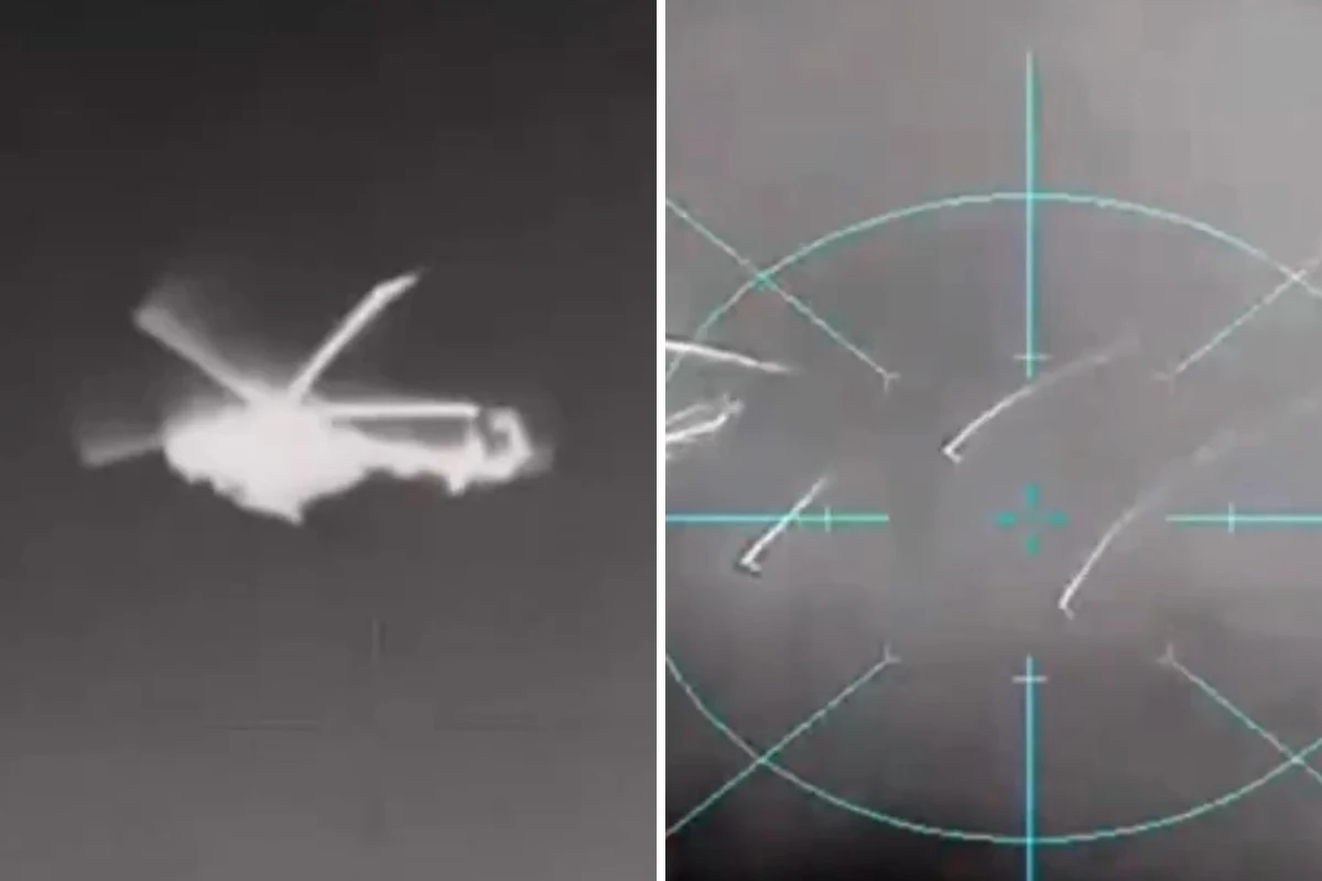 Ukraiński wywiad wojskowy (HUR) poinformował, że jako pierwszy na świecie strącił śmigłowiec za pomocą drona morskiego. Rosyjska maszyna została zestrzelona w pobliżu półwyspu Tarchankut w północno-zachodniej części okupowanego Krymu.