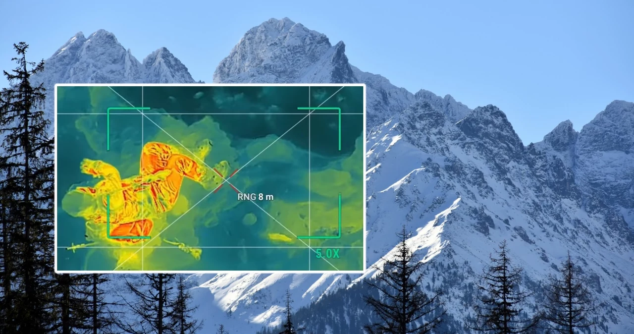 Akcja ratunkowa w Tatrach. TOPR pokazał nagranie z drona