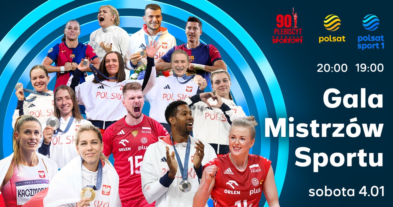 Gala Mistrzów Sportu w sobotę 4 stycznia w Polsacie i Polsacie Sport 1