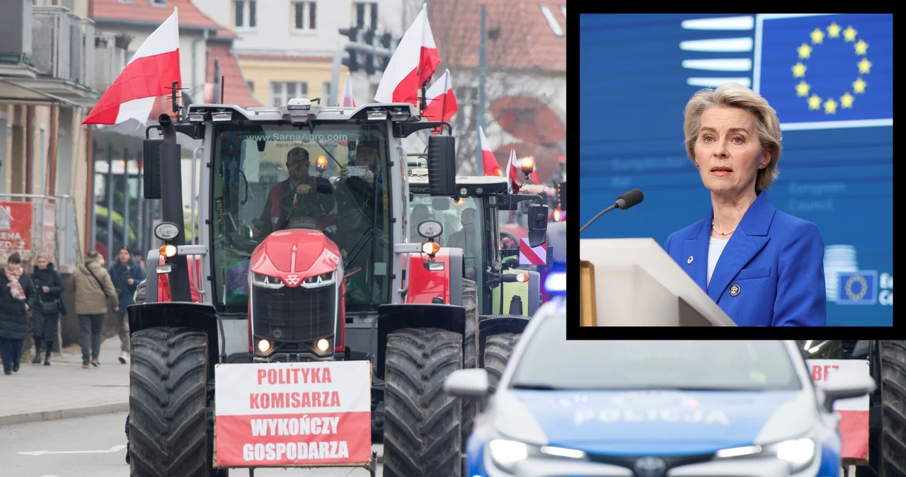 Rolnicy będą protestować przeciwko polityce unijnej komisarz Ursuli von der Leyen