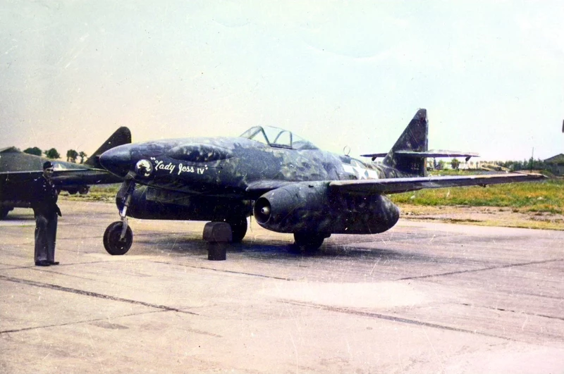 Messerschmitt Me 262. Egzemplarz przejęty przez wojska amerykańskie