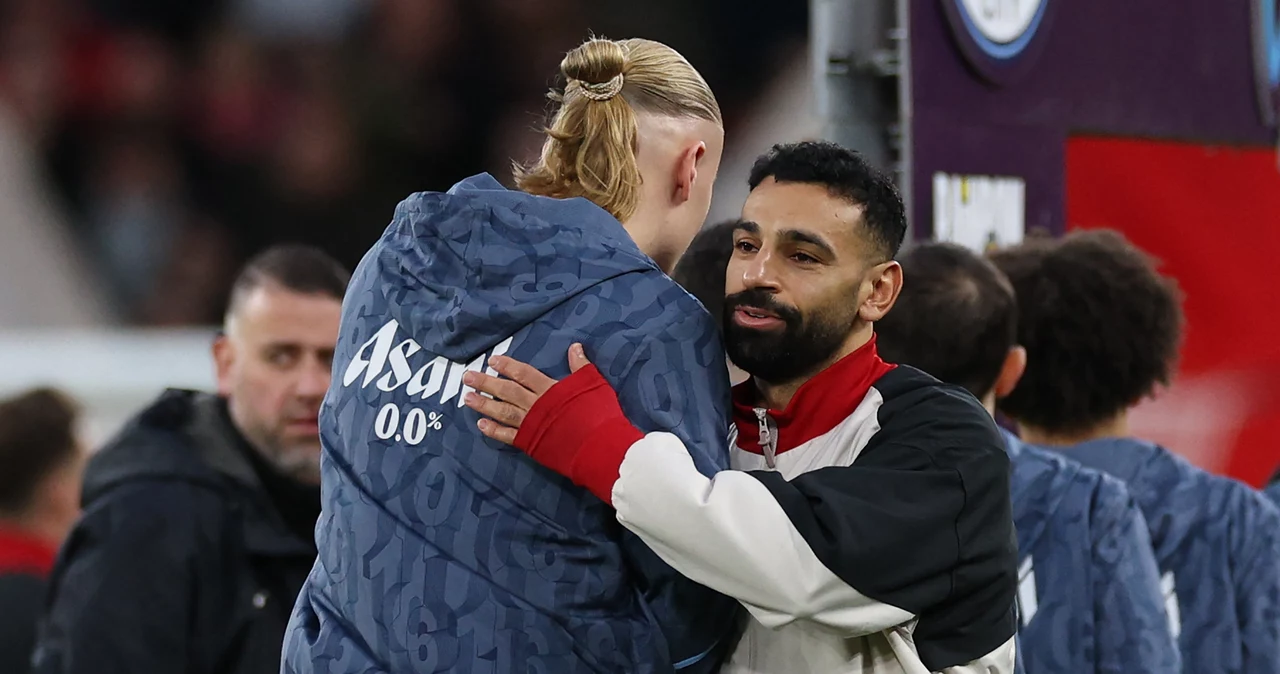 Erling Haaland i Mohamed Salah