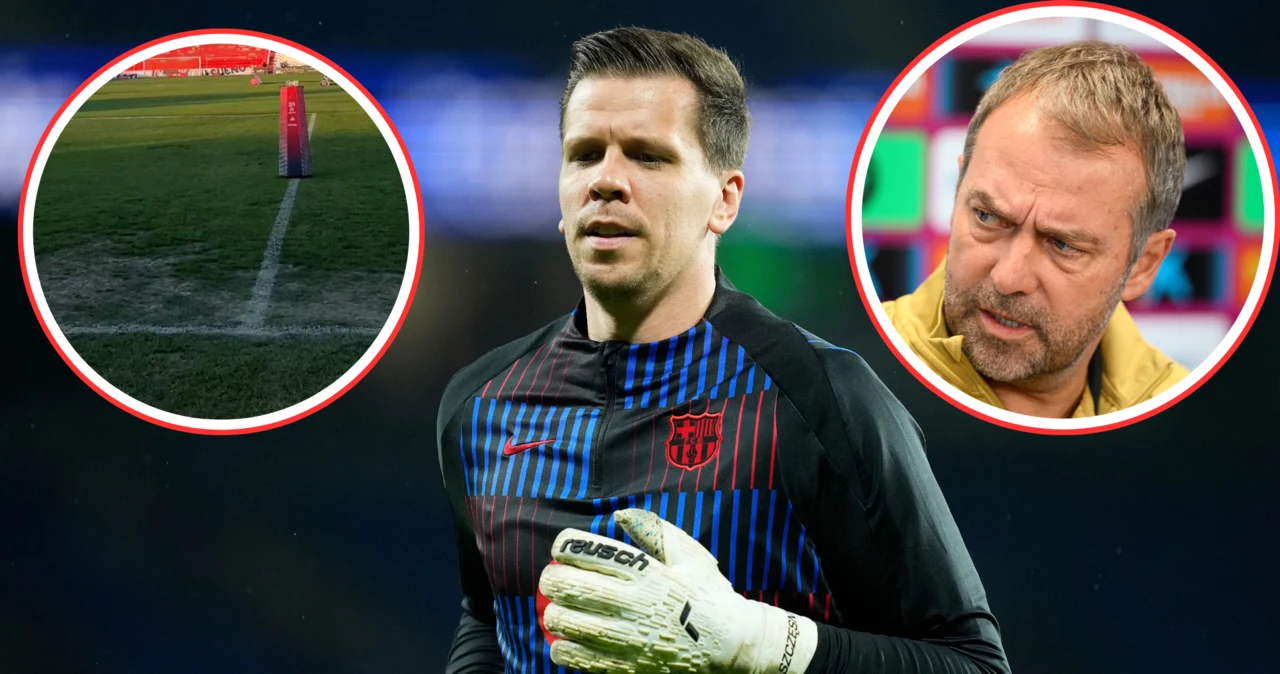 FC Barcelona. Wojciech Szczęsny oraz Hansi Flick