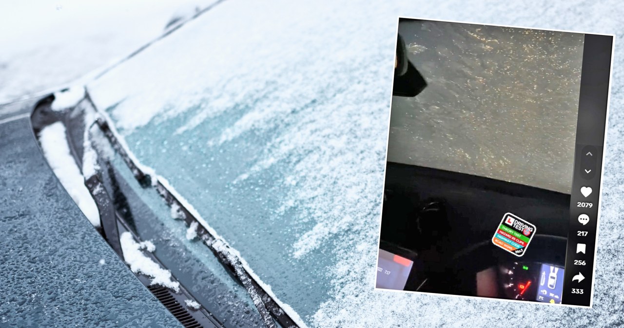 Prosty sposób z TikToka na zamarzniętą szybę. Internauci zachwyceni