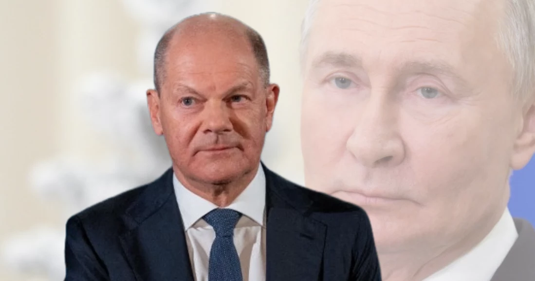 Kanclerz Niemiec Olaf Scholz zareagował na doniesienia o spotkaniu z Władimirem Putinem 