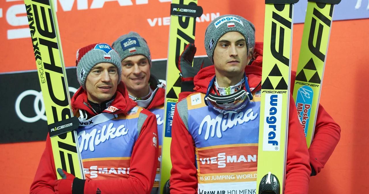 Kamil Stoch, Maciej Kot i Piotr Żyła