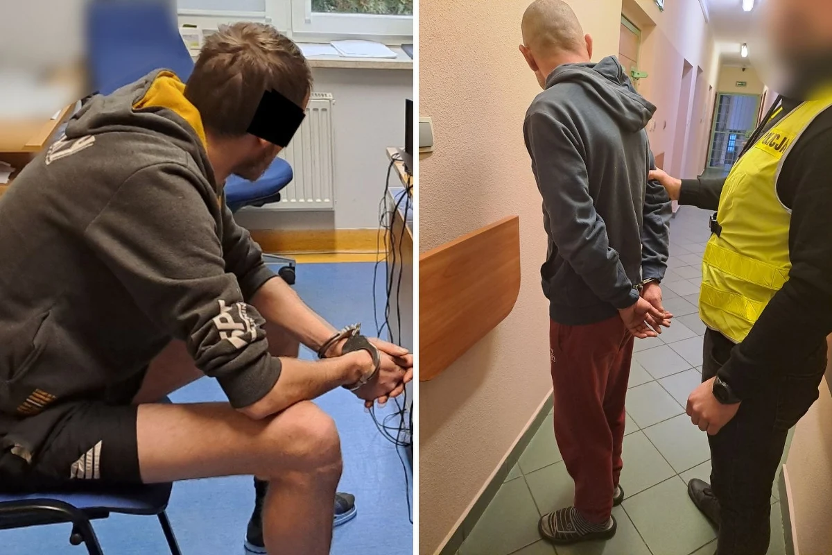 Dwaj mężczyźni podejrzani o napad na stację LPG w podwarszawskich Markach schwytani przez policjantów z Wołomina. Grozi im 12 lat więzienia. Obaj trafili już do aresztu. 