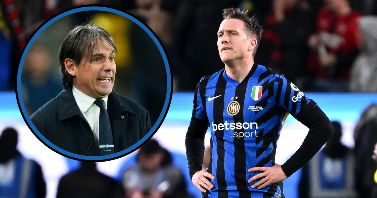 Simone Inzaghi wściekł się na Piotra Zielińskiego podczas meczu z AC Milan o Superpuchar Włoch