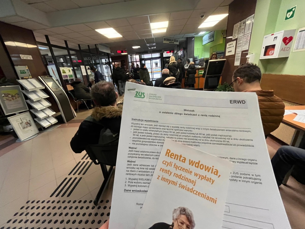 Od 1 stycznia można składać wnioski o rentę wdowią. Według szacunków Zakładu Ubezpieczeń Społecznych, ponad 1 mln 100 tys. osób będzie mogło skorzystać z tego świadczenia. 