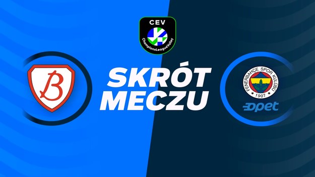 Skrót meczu PGE Grot Budowlani Łódź - Fenerbahce Stambuł.