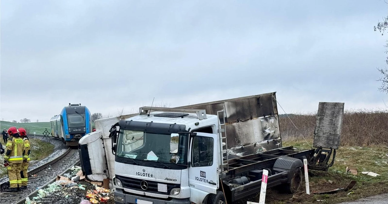 Wypadek na przejeździe kolejowym w Wielkopolsce