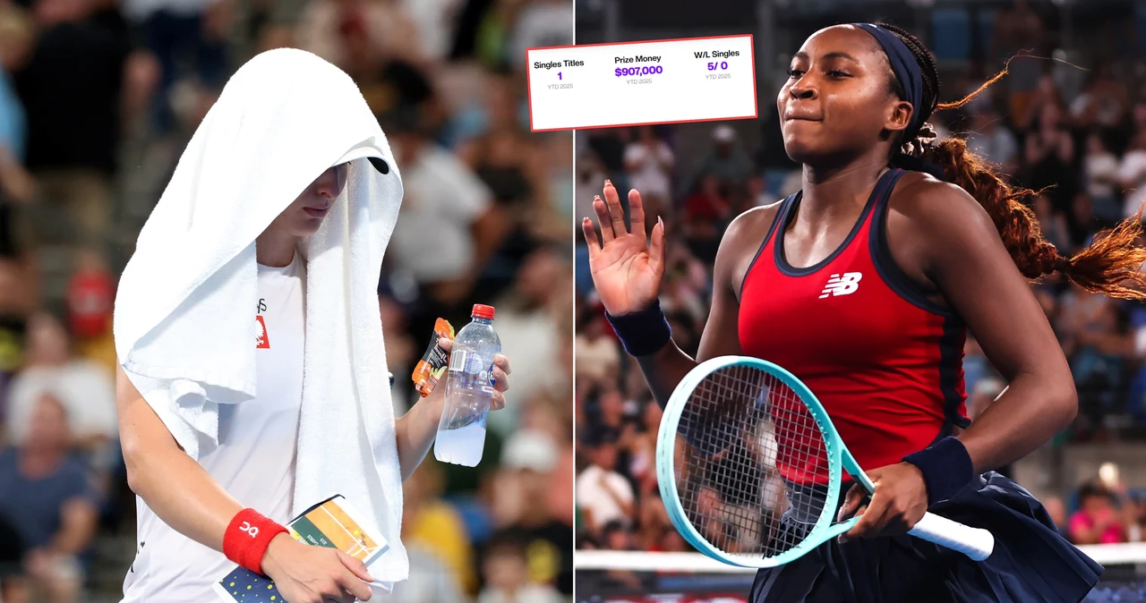 Iga Świątek i Coco Gauff w Sydney podczas finału United Cup