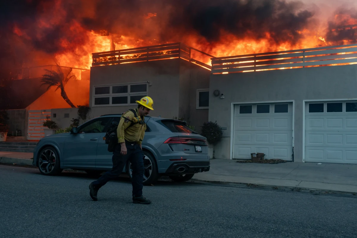 "Wokół były płomienie i popiół. Nasz samochód bardzo szybko zaczął dymić. Mieliśmy mokre ręczniki na twarzach, ale auta przed nami się nie poruszały, bo na drodze było mnóstwo śmieci i kamieni. Nie rozpoznawałam znajomych ulic. Myślałam, że jestem w tym filmie 'Wojna światów'" - relacjonuje w CNN swoją ewakuację Tricia Consentin, mieszkanka Pacific Palisades. Ogień w trzech rejonach Los Angeles rozprzestrzenia się bardzo szybko. 70 tys. mieszkańców objęto nakazem ewakuacji. Na razie wiadomo o dwóch ofiarach śmiertelnych.