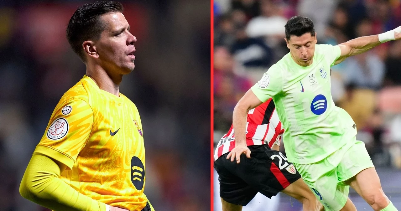 Wojciech Szczęsny i Robert Lewandowski