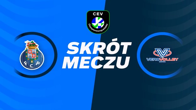 Skrót meczu FC Porto - Vero Bolley Milano.