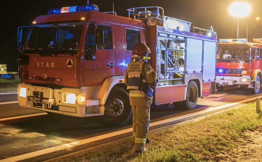 Nocny pożar w Gdańsku, jedna osoba nie żyje