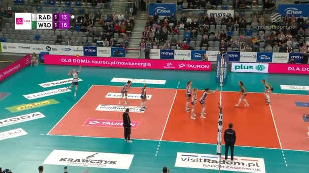 Skrót meczu Moya Radomka Radom - #VolleyWrocław.
