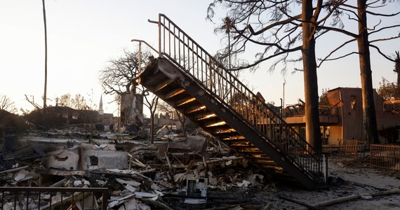 Pożary w hrabstwie Los Angeles zniszczyły 10 tysięcy budynków i spowodowały śmierć co najmniej 11 osób [Źródło: RMF FM]