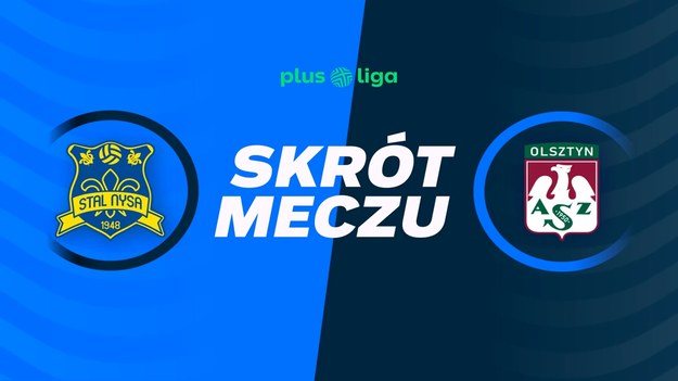 Skrót meczu PSG Stal Nysa - Indykpol AZS Olsztyn.