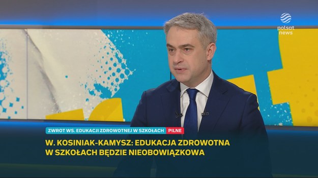 - To wynika z takiego konserwatywnego programu partii, które są z nami w koalicji, bo gdyby rzeczywiście wdrożyć się w to, jak zaprojektowała to minister Nowacka, to dobry projekt nowego przedmiotu - mówił Krzysztof Gawkowski pytany o spór Barbary Nowackiej z Władysławem Kosiniakiem-Kamyszek o wprowadzenie edukacji zdrowotnej do szkół.