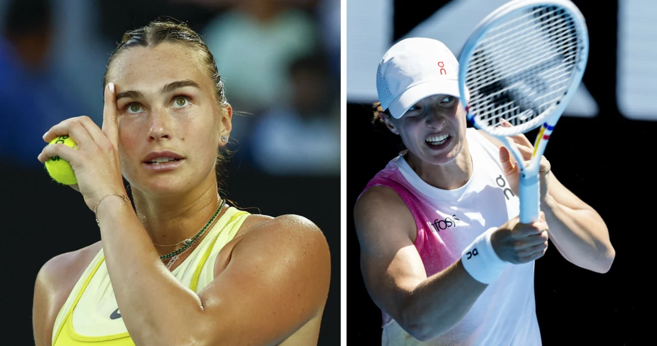 Australian Open. Aryna Sabalenka oraz Iga Świątek w akcji