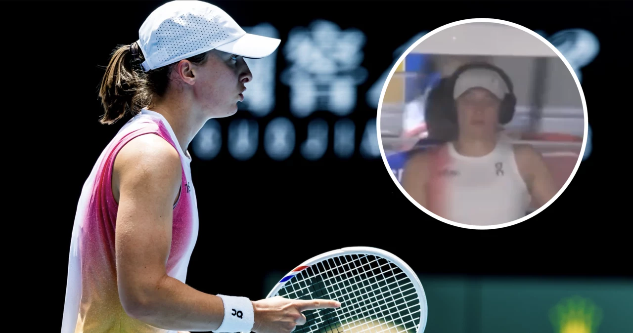 Iga Świątek podczas Australian Open 2025