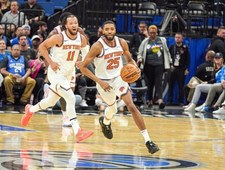 Koszykówka mężczyzn: NBA - mecz: New York Knicks - Minnesota Timberwolves