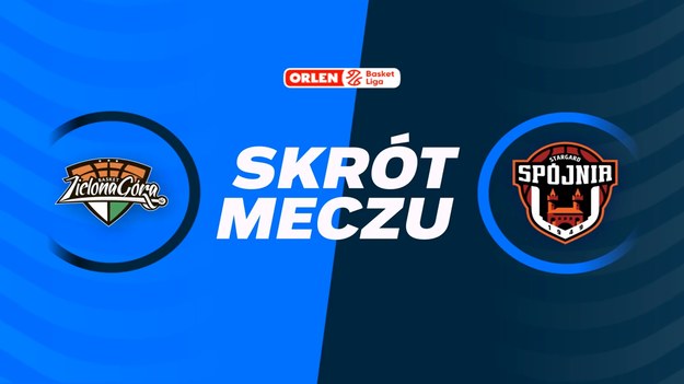 Skrót meczu Enea Stelmet Zastal Zielona Góra - PGE Spójnia Stargard.