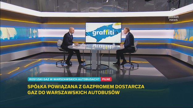 - My nie mieliśmy żadnego dowodu, a trzeba mieć dowód w postępowaniu, że te zmiany własnościowe zostały dokonane dla pozoru i de facto rzeczywistym beneficjentem jest ktoś inny - tłumaczył w programie "Graffiti" wiceszef MSWiA Czesław Mroczek. Polityk odniósł się do medialnych doniesień dotyczących rzekomego tankowania warszawskich autobusów przez spółkę powiązaną z Rosją.