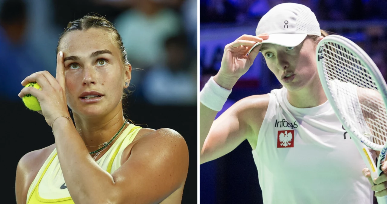 Tenis. Aryna Sabalenka oraz Iga Świątek w akcji na korcie