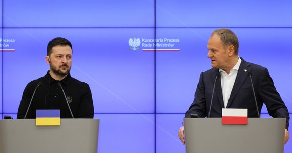 Zełenski spotyka się z Tuskiem w Warszawie; Ukraina może liczyć na polskie wsparcie [Źródło: RMF24]